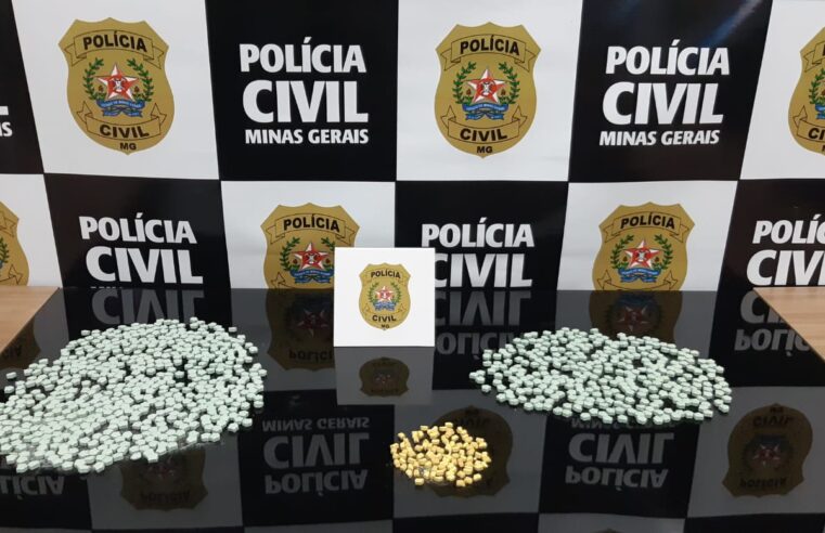 Polícia Civil realiza operação e apreende 975 comprimidos de “ecstasy” em Viçosa