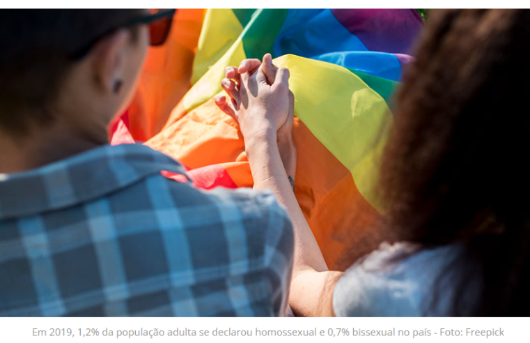 Em pesquisa do IBGE 2,9 milhões de adultos se declararam homossexuais ou bissexuais em 2019