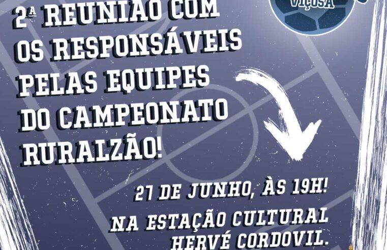 Segunda reunião sobre o Ruralzão de Viçosa acontecerá na próxima segunda-feira (27)