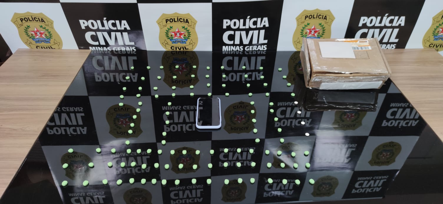 Viçosa: Polícia Civil apreende 116 comprimidos de ecstasy