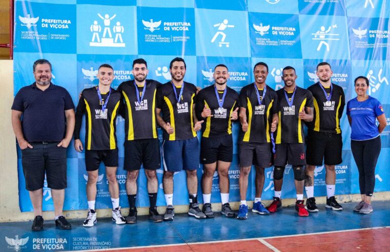 CRES-Viçosa vence o I Torneio Municipal de Vôlei Masculino