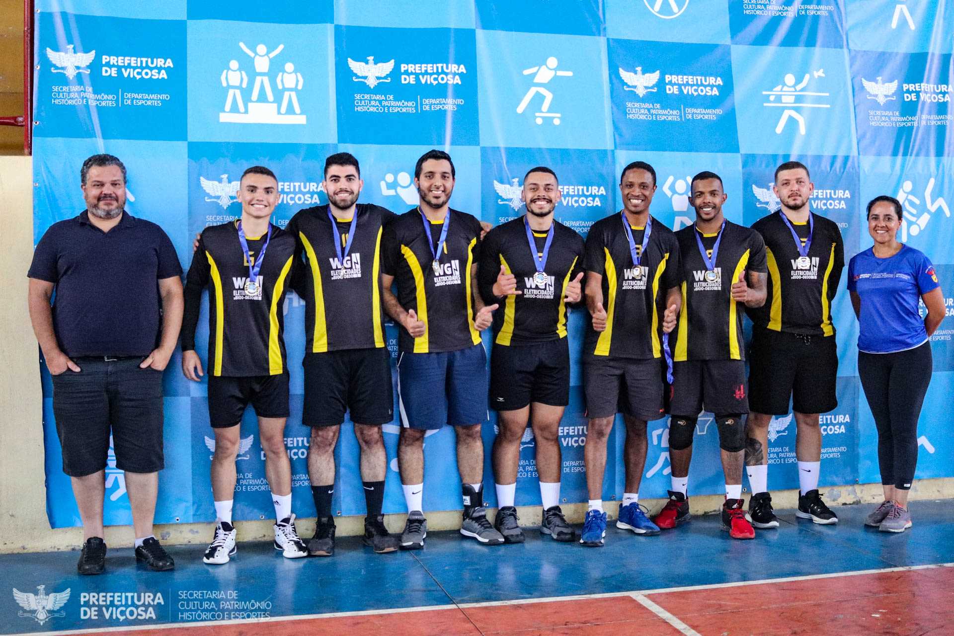 CRES-Viçosa vence o I Torneio Municipal de Vôlei Masculino