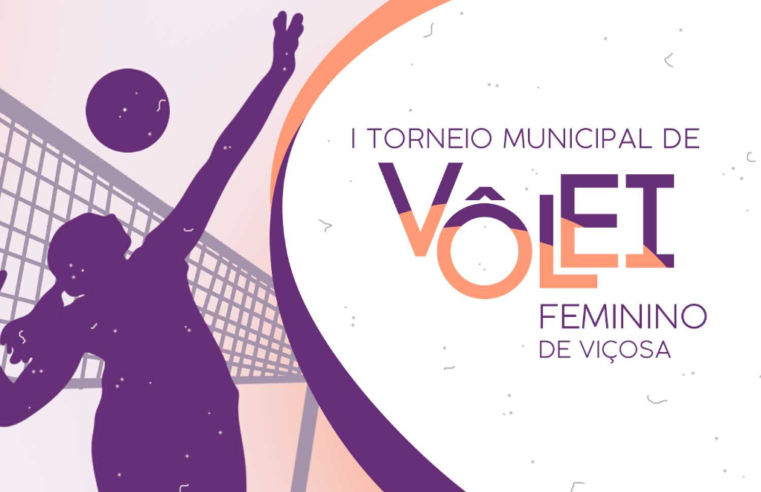 Inscrições abertas para o I Torneio Municipal de Vôlei Feminino, em Viçosa