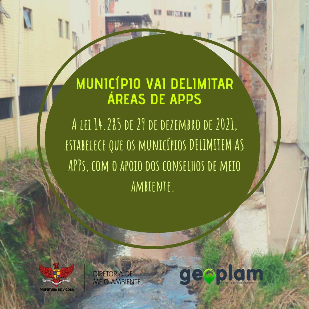 Viçosa: faixa de Área de Preservação Permanente será delimitada no município