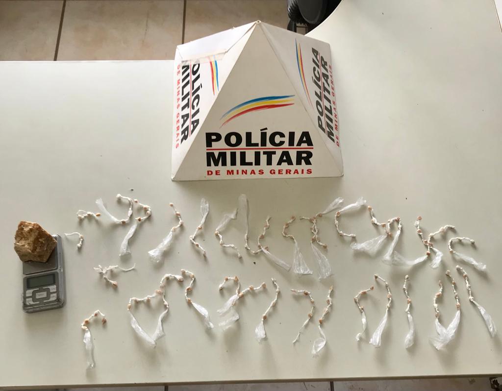 Ervália: Homem é preso com 134 pedras de crack