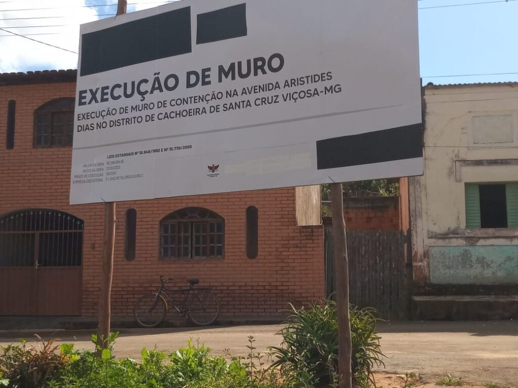 Segundo o vereador Robson de Souza (Cidadania) o muro está sendo construído em um importante ponto de Cachoeirinha.