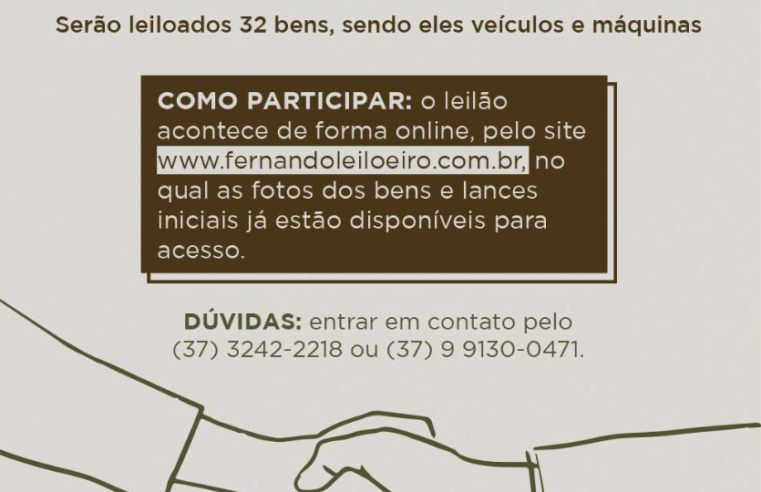 Prefeitura de Viçosa promove leilão online de bens inservíveis