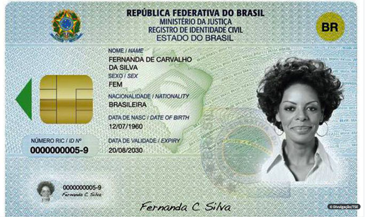 Nova Carteira de Identidade Nacional começa a ser emitida hoje