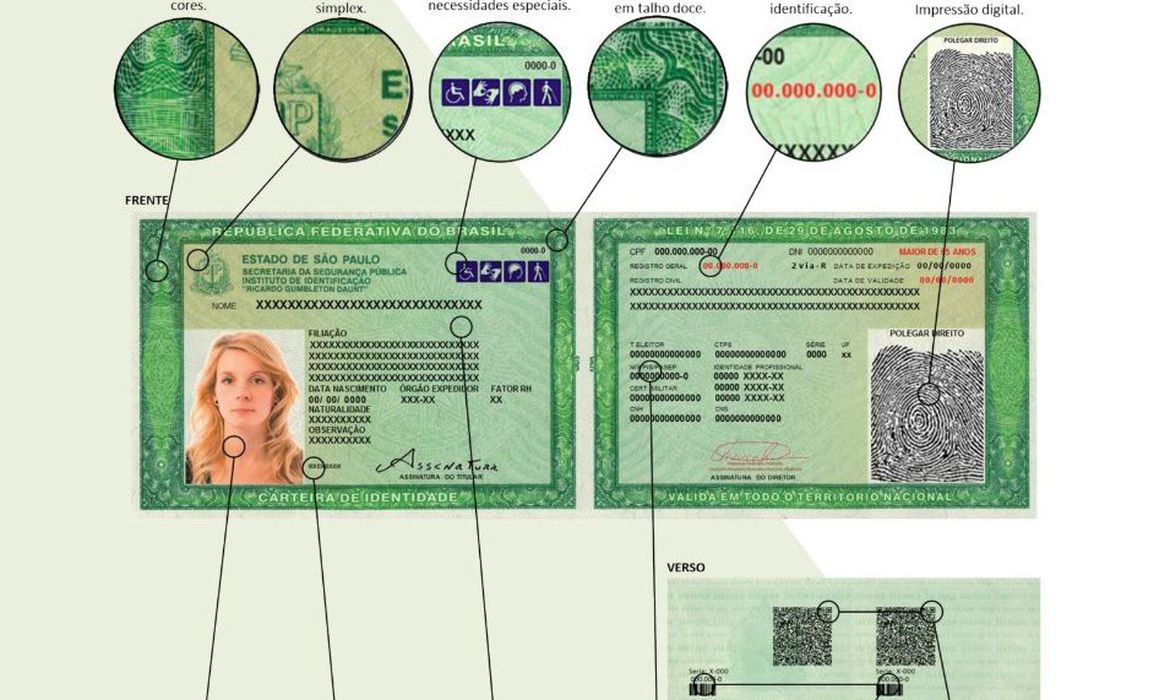 Novo RG começa a ser emitido na próxima semana