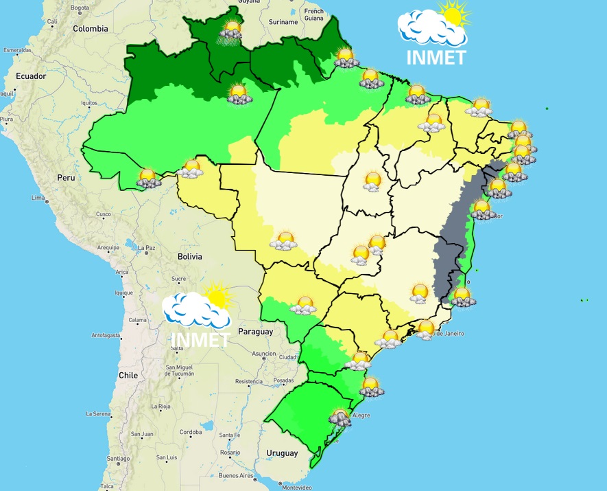 Previsão do tempo para Viçosa e região nesta terça-feira (12/7)