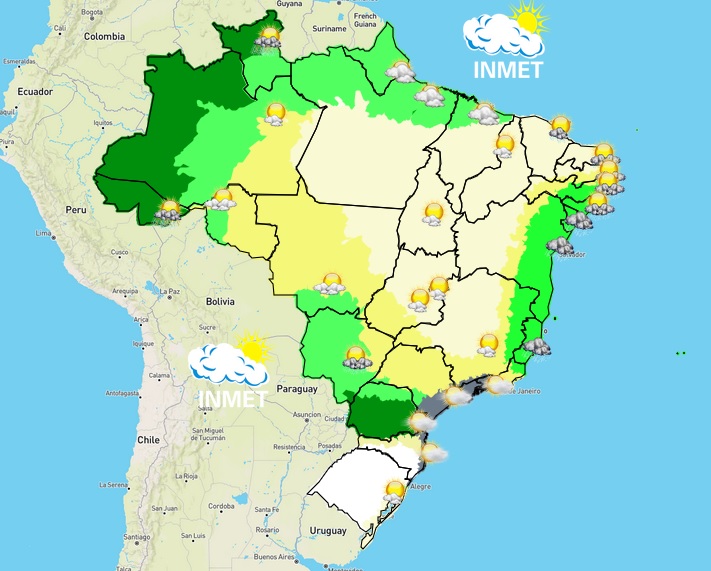Previsão do tempo para Viçosa e região nesta segunda-feira (18/7)