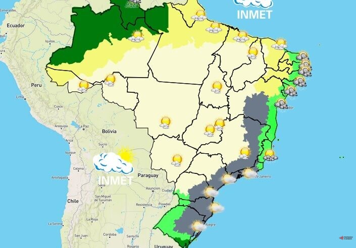 Previsão do tempo para Viçosa e região nesta quinta-feira (21/7)