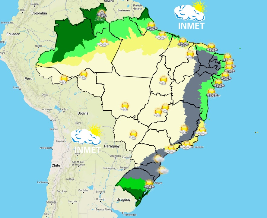 Previsão do tempo para Viçosa e região nesta sexta-feira (22/7)
