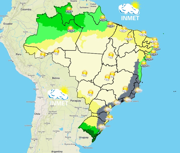 Previsão do tempo para Viçosa e região nesta quinta-feira (28/7)