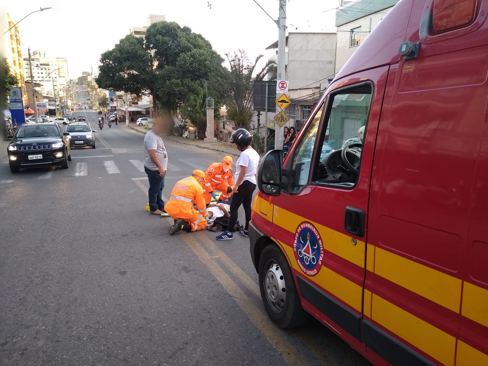 Viçosa: homem é atropelado na Castello Branco