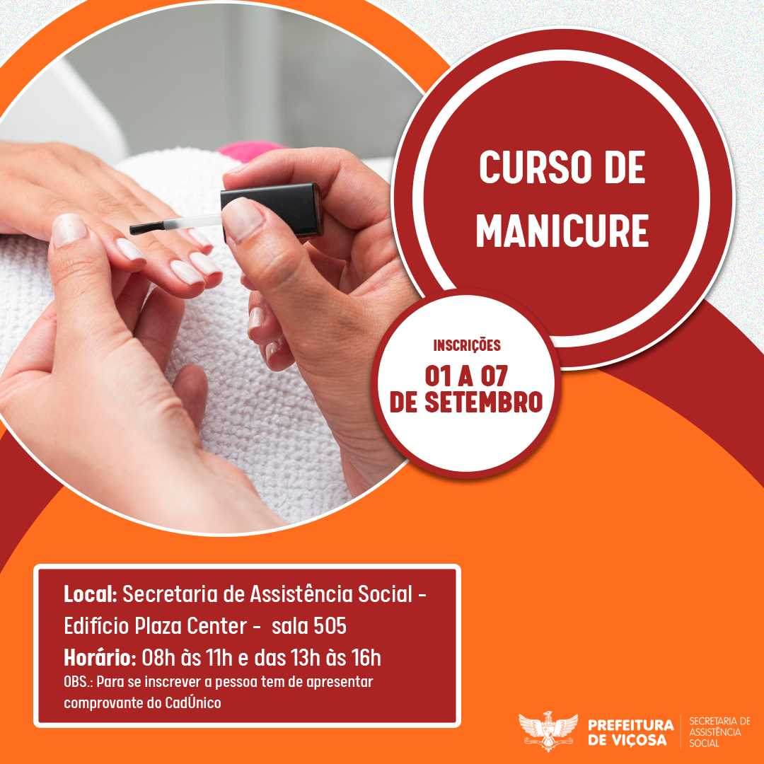 PMV abre inscrições para cursos de Barbeiro e Manicure