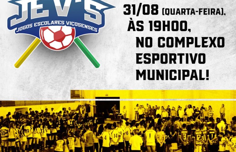 Abertura do JEVs 2022 acontece amanhã (31)