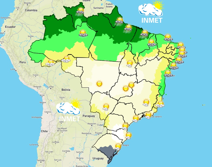 Previsão do tempo para Viçosa e região nesta segunda-feira (1/8)