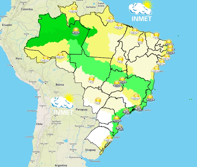 Previsão do tempo para Viçosa e região nesta quinta-feira (11/8)