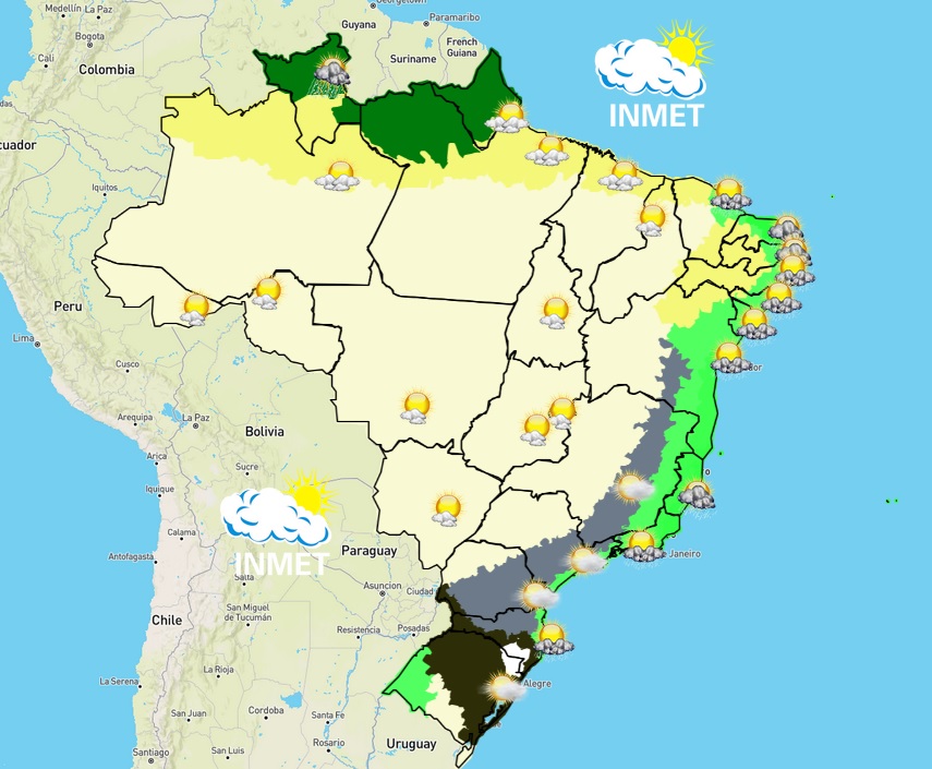 Previsão do tempo para Viçosa e região nesta quarta-feira (24/8)