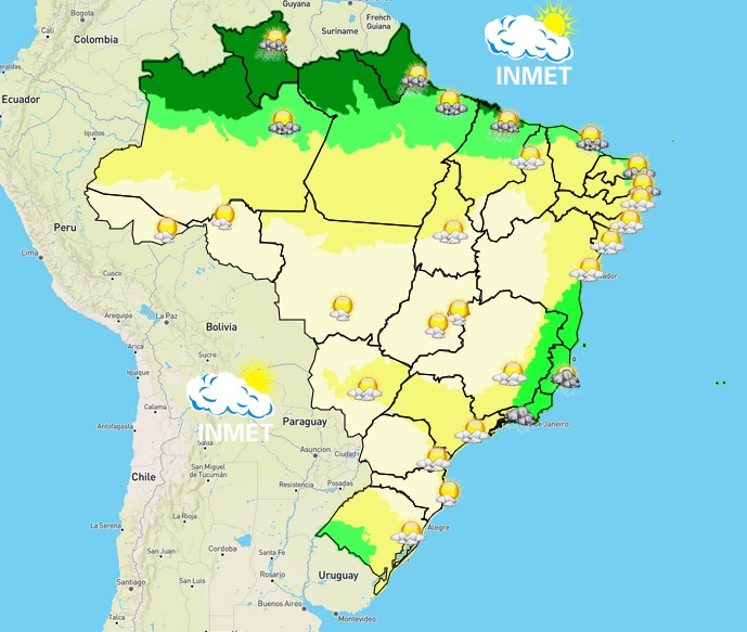 Previsão do tempo para Viçosa e região nesta quinta-feira (25/8)