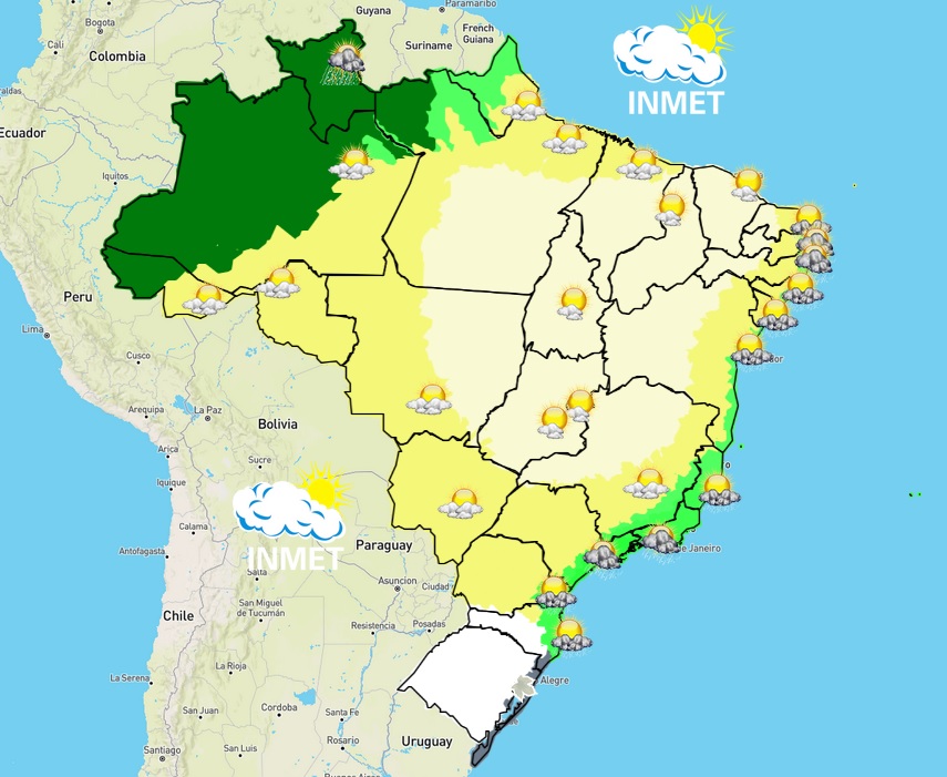 Previsão do tempo para Viçosa e região nesta segunda-feira (29/8)