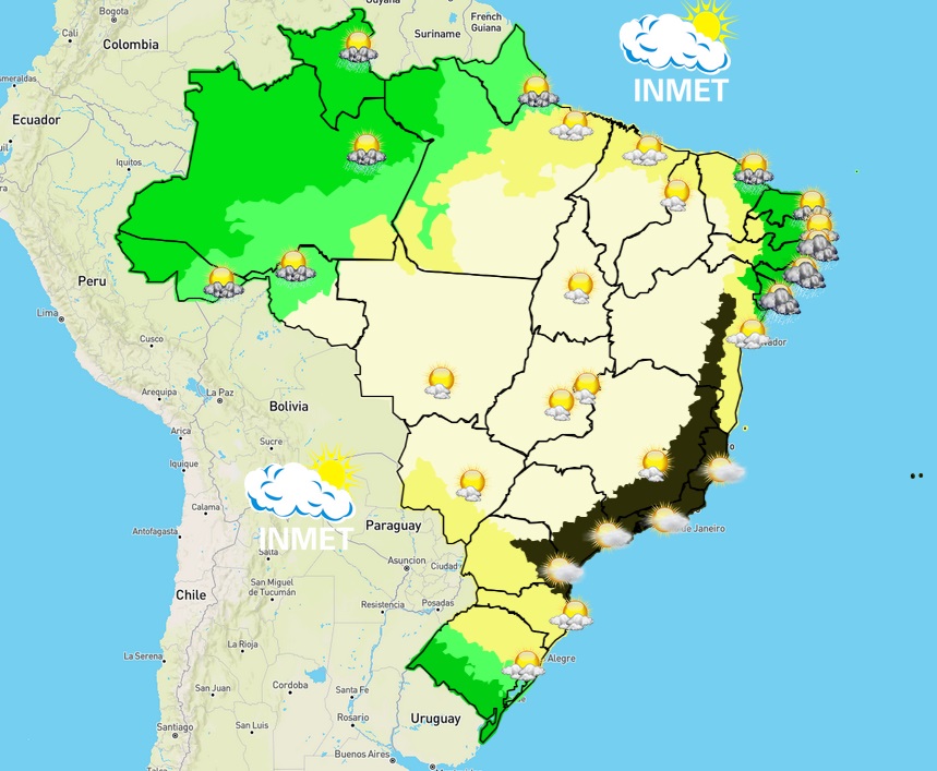 Previsão do tempo para Viçosa e região nesta quarta-feira (3/8)