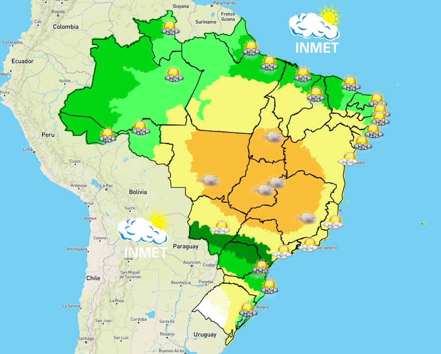 Previsão do tempo para Viçosa e região nesta sexta-feira (5/8)