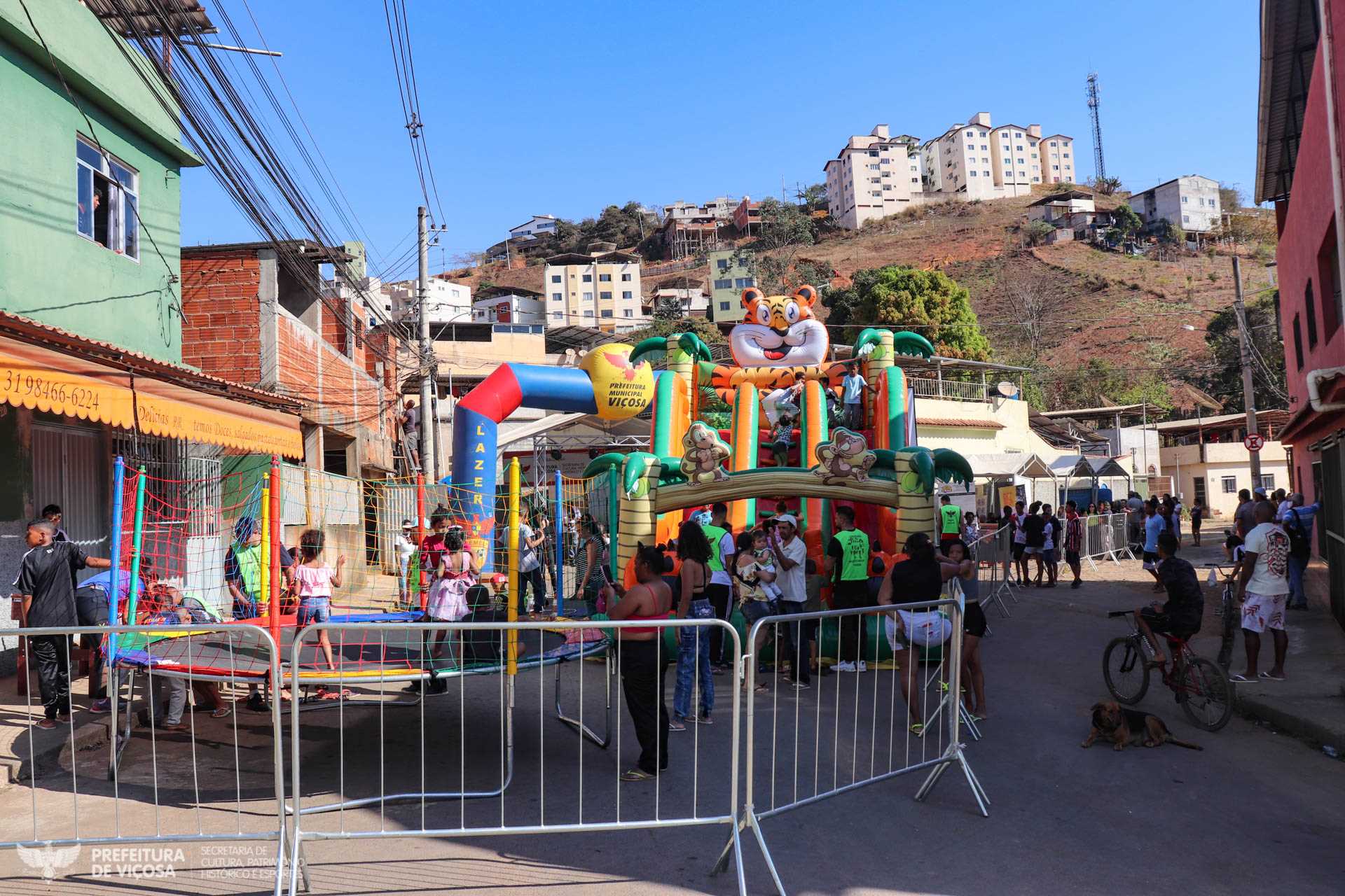 Viçosa: bairro Vau Açu recebe projeto “Rua de Lazer e Cidadania”