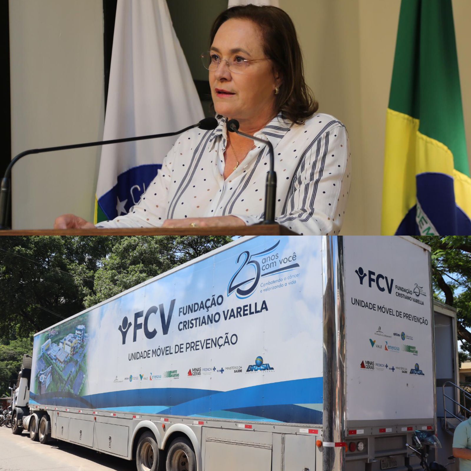 Carreta de Prevenção do Hospital do Câncer de Muriaé vai estar em Viçosa na próxima semana