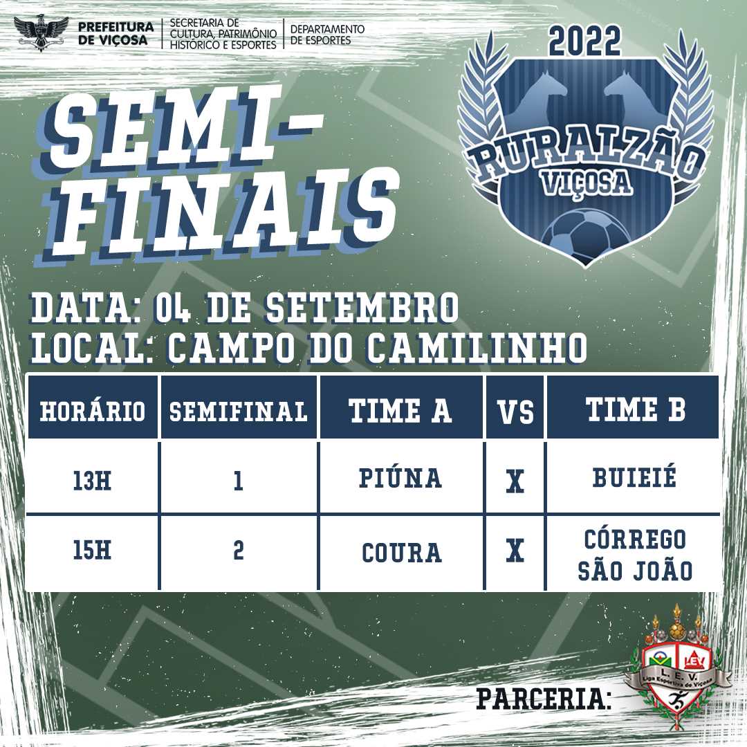 Semifinais do Ruralzão 2022 acontecem neste domingo (04)