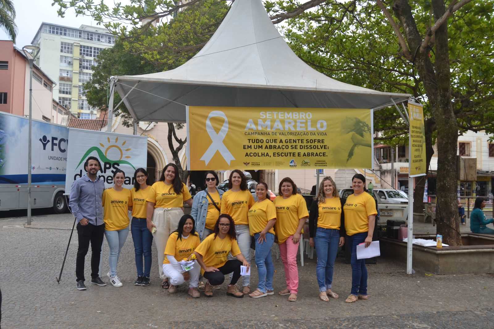 CAPS conscientiza sobre o Setembro Amarelo