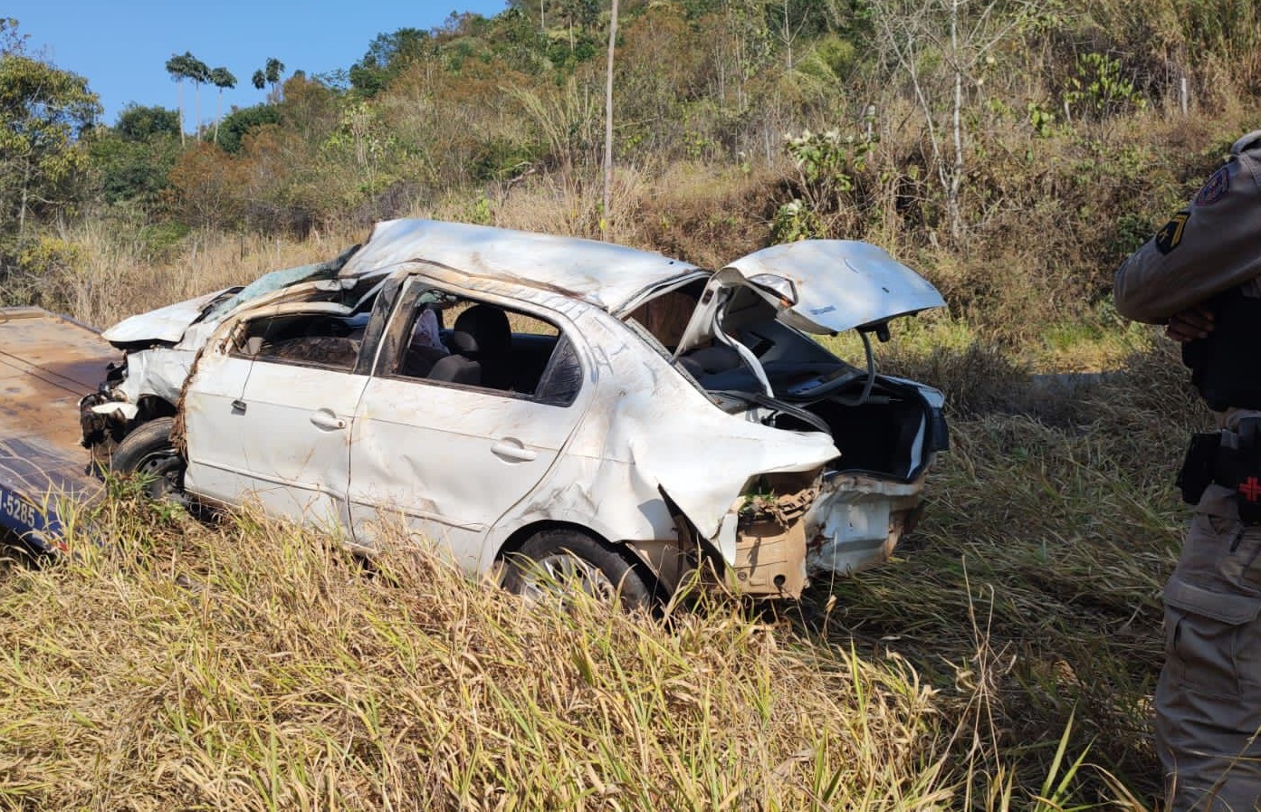Acidente de carro em Paula Cândido deixa vítima fatal