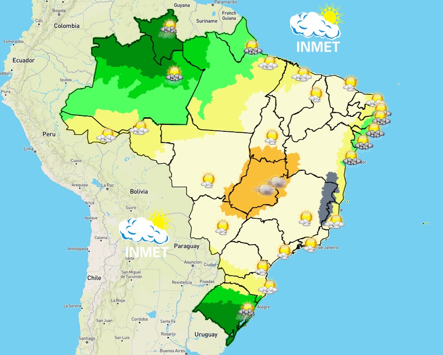 Previsão do tempo para Viçosa e região nesta sexta-feira (9/9)