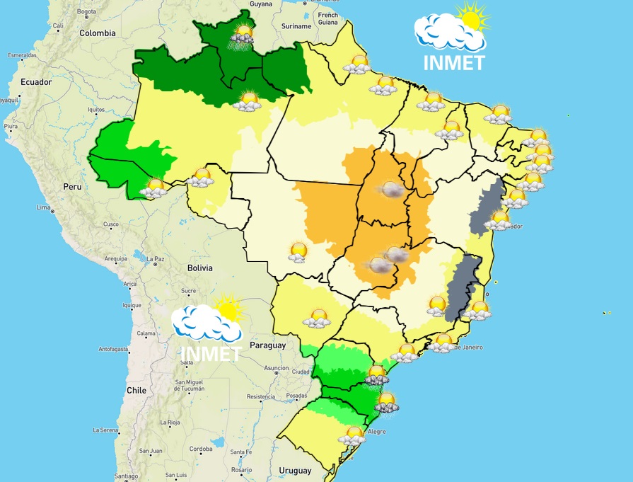 Previsão do tempo para Viçosa e região nesta segunda-feira (12/9)
