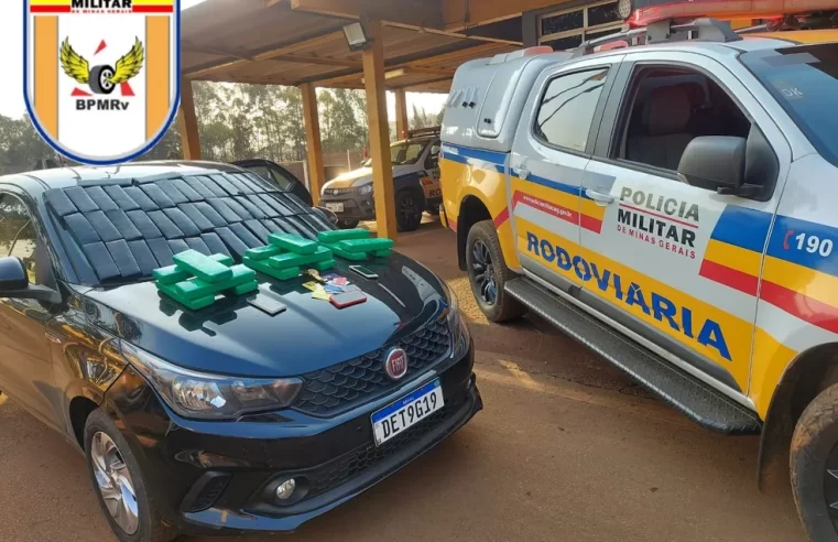 Pontenovenses são presos em Nova Lima com carro roubado e drogas