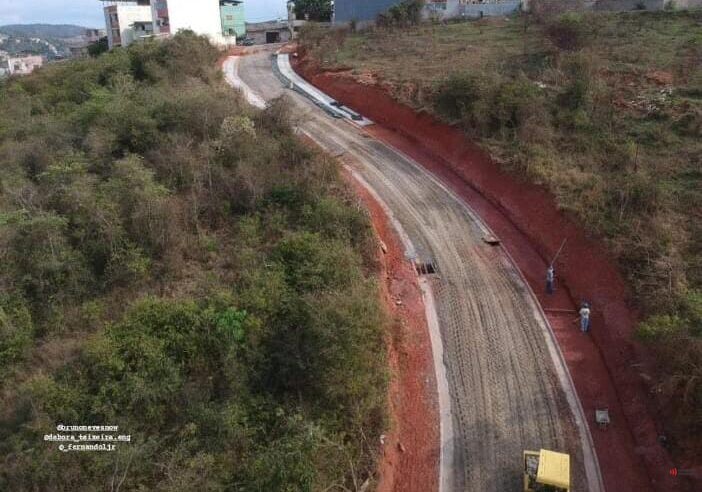 Viçosa: PMV asfalta Rua E, no Santa Clara; obras estruturais estão sendo concluídas