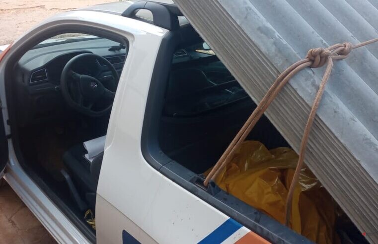 Defesa Civil presta assistência às casas afetadas pela chuva de granizo