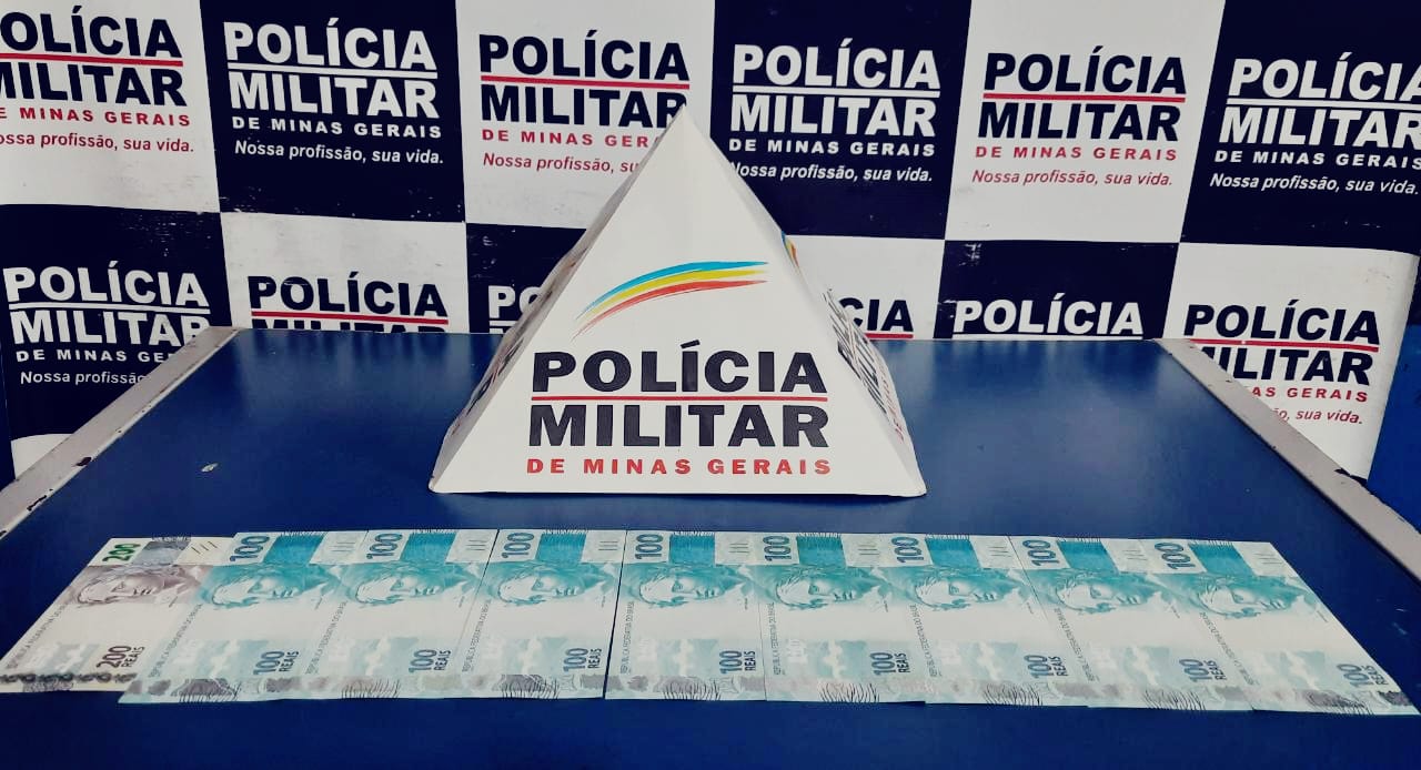 Mulher é presa com mil reais em notas falsas em Ponte Nova