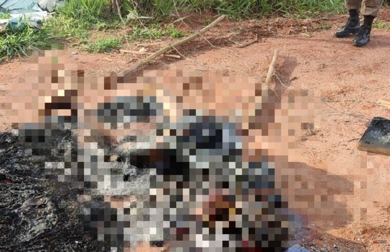 Homem tem cabeça alvejada e corpo queimado, na Colônia Vaz de Melo