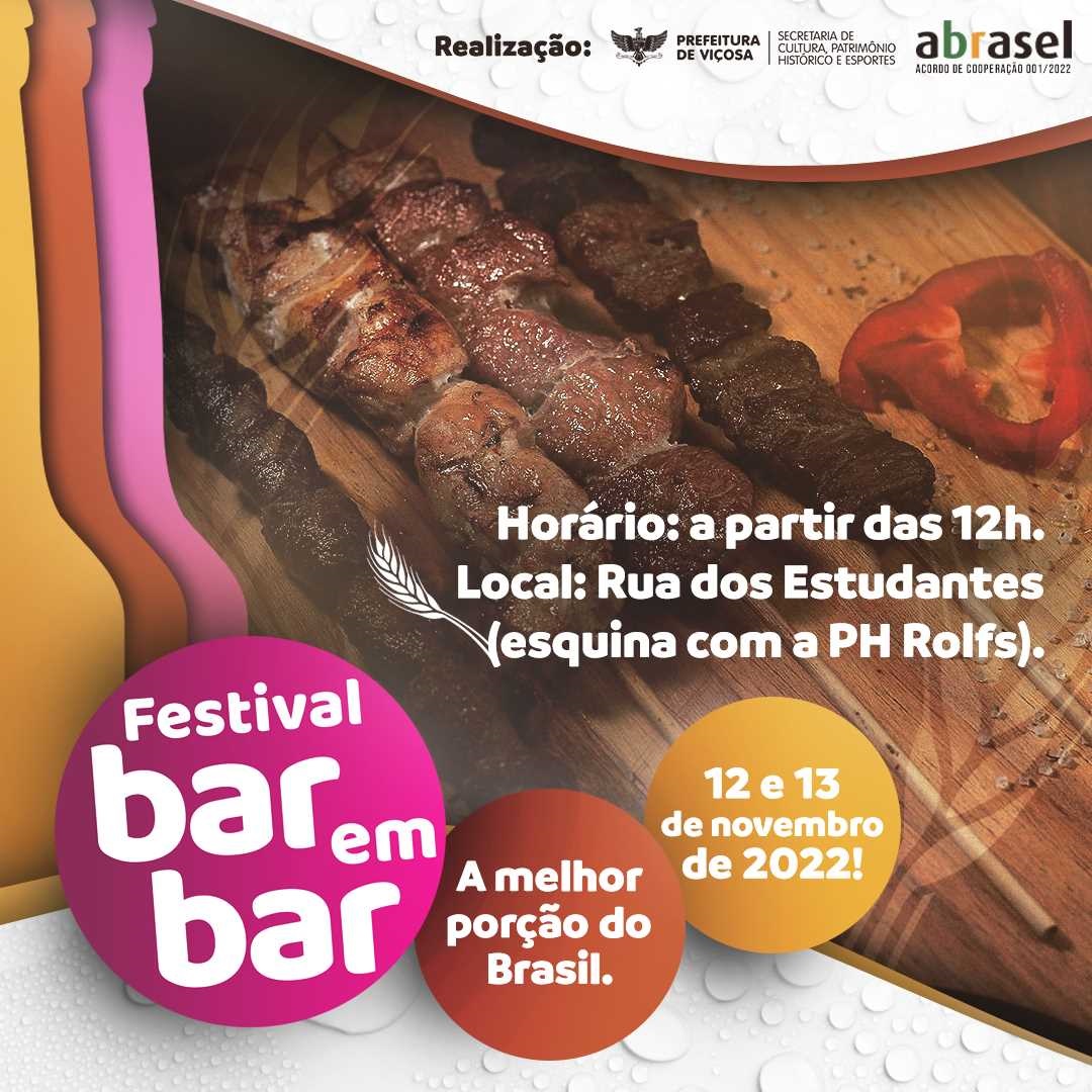 Festival ‘Bar em Bar’ movimenta Rua dos Estudantes neste fim de semana (12 e 13)