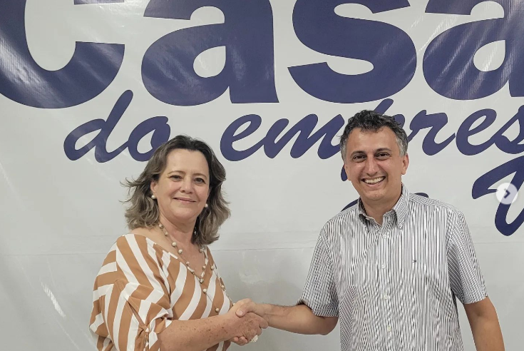 Bruno Torres e Rosa Emília são eleitos para dirigir a Casa do Empresário de Viçosa
