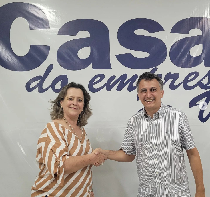 Bruno Torres e Rosa Emília são eleitos para dirigir a Casa do Empresário de Viçosa