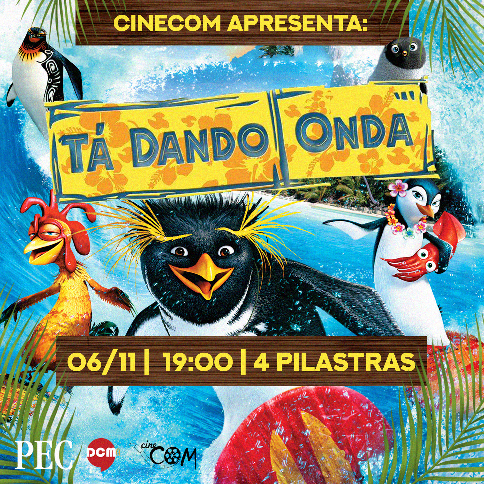 CineCom exibe filme de animação neste domingo, 6/11