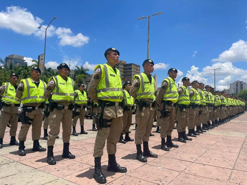 Segurança: Minas terá reforço de 1,4 mil policiais militares