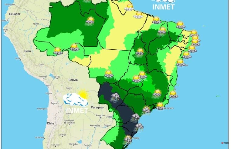 Previsão do tempo para Viçosa e região nesta segunda-feira (14/11)