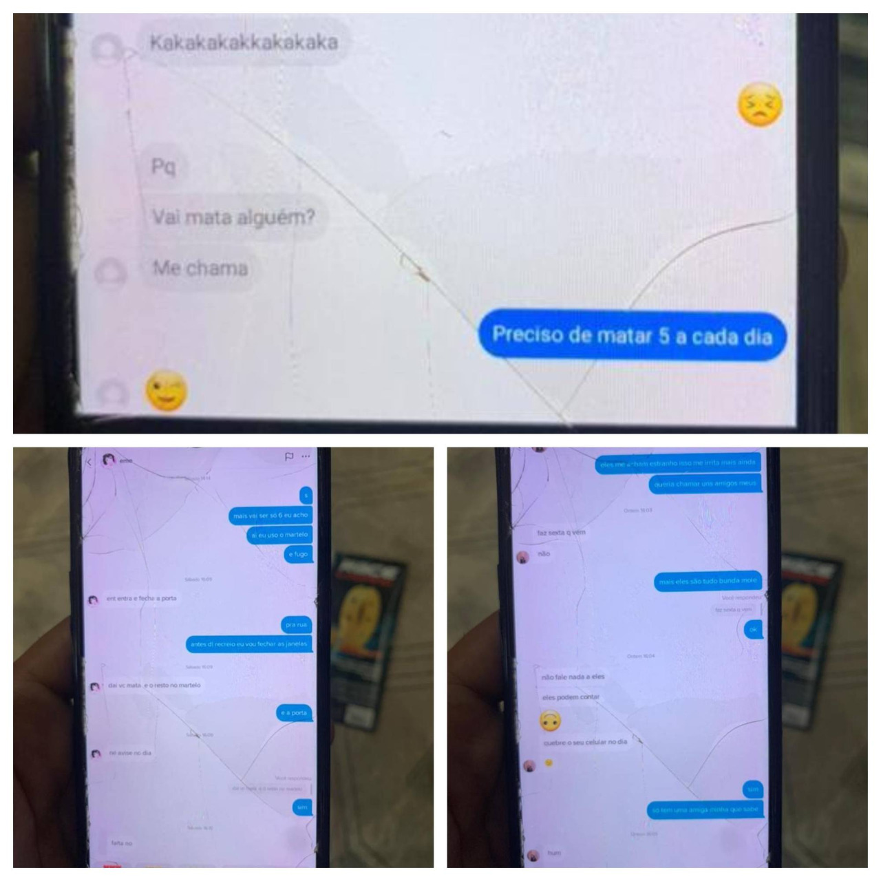 Menino planejava ataque a escola em Ubá com martelo: “preciso matar cinco”