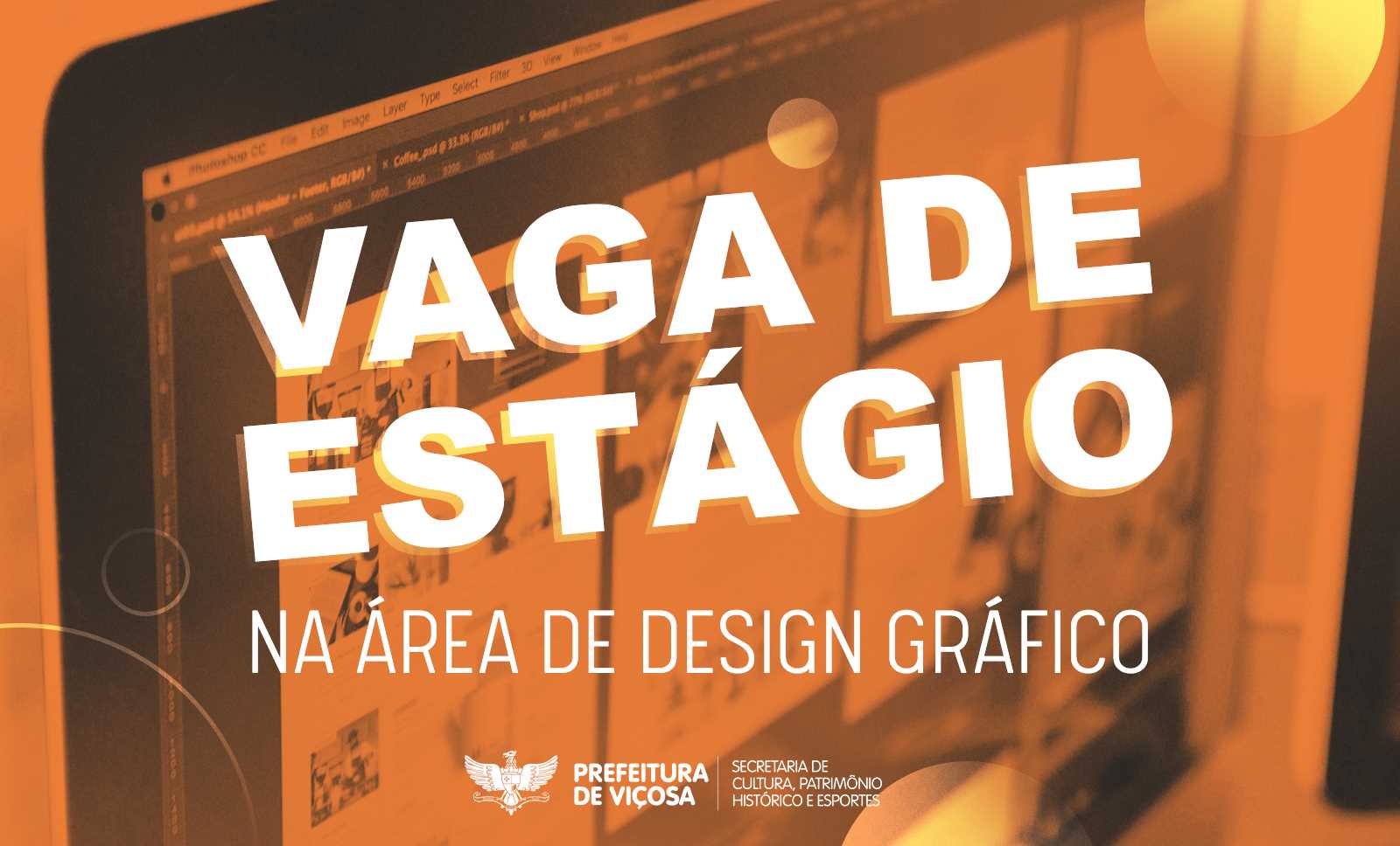 Viçosa: Secult abre vaga de estágio na área de design gráfico