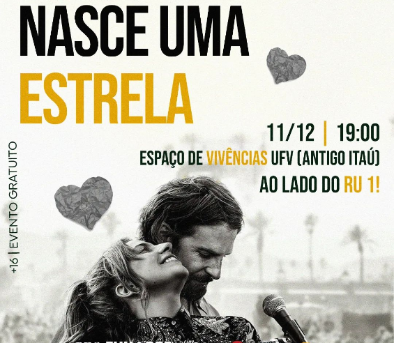 ‘Nasce uma estrela’ é a última sessão do CineCom deste ano