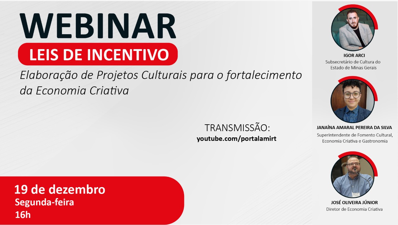 AMIRT prepara webinar sobre Leis de Incentivo à Cultura
